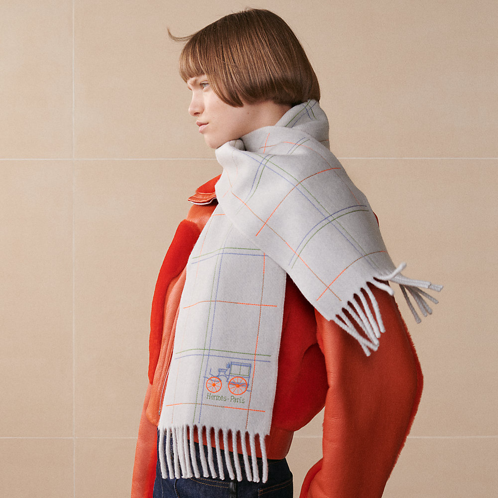 カシミヤマフラー 《クラン・ブロデ・ベルリンヌ》 | Hermès カシミヤマフラー 《クラン・ブロデ・ベルリンヌ》 | Hermès